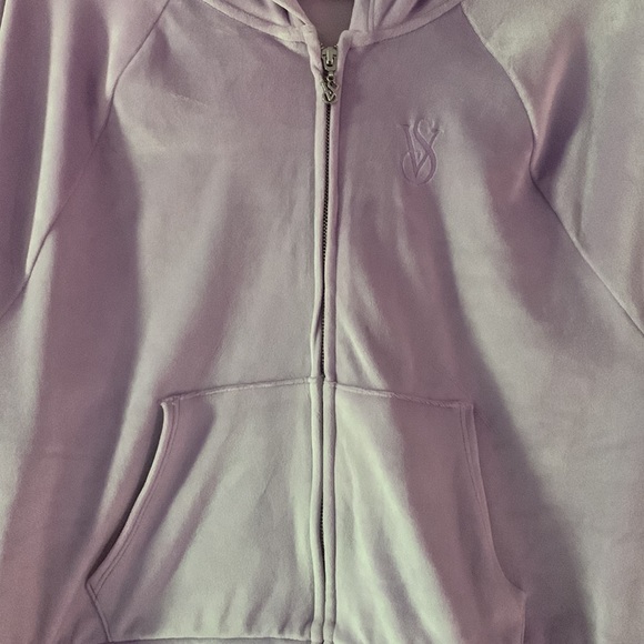 Victoria Secret hooded zip-up sweater - Picture 2 of 2
